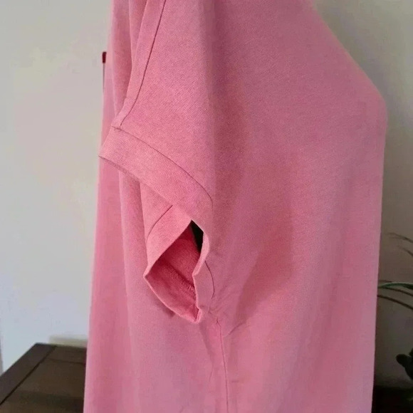 ❤️ NWT Buffalo David Bitton Short Sleeved Jersey Knit Top Medium Pink - Picture 8 of 9